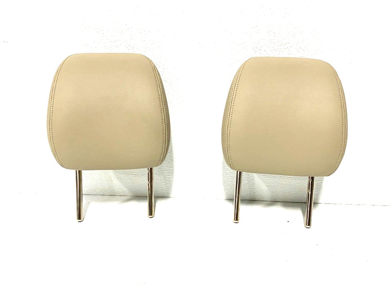16-23 MAZDA CX-9 FRONT RIGHT LEFT SEAT HEADRESTS BIEGE OEM #A0.35