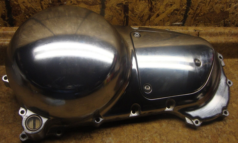 01 Kawasaki Vulcan VN1500 VN 1500 Classic Chrome Engine Clutch Cover Panel Case