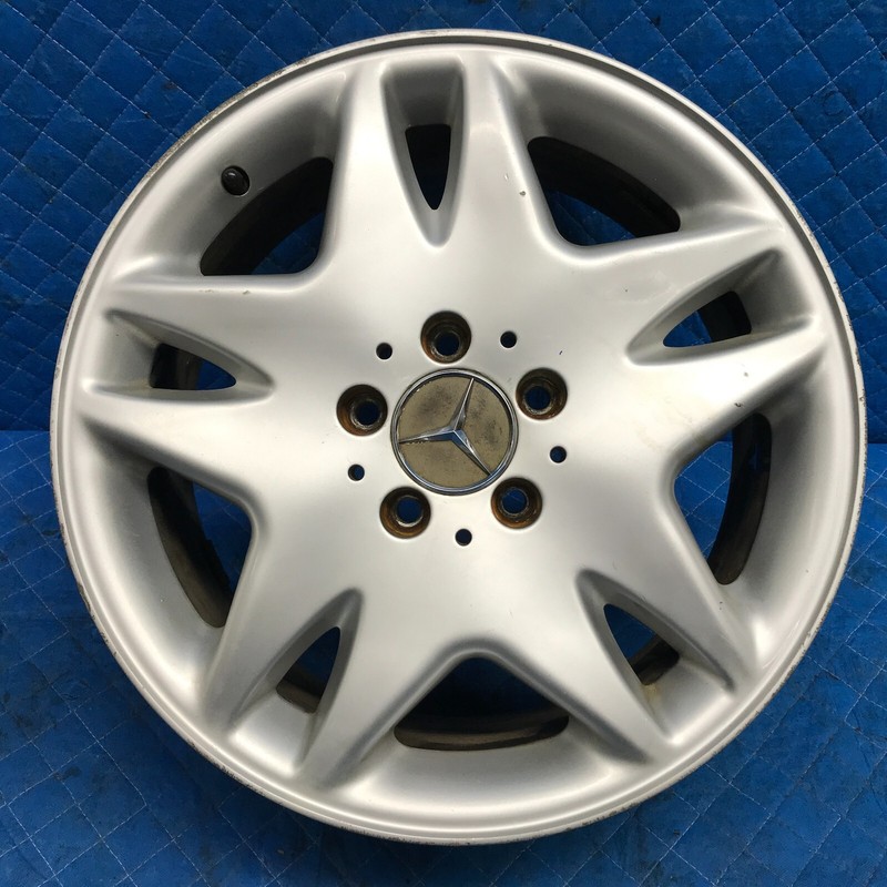 Mercedes W220 S430 S500 CL500 17x7.5 17" Wheel Rim Silver OEM 2204010202