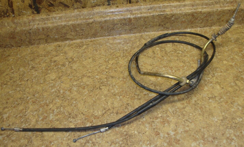 1997 Suzuki ATV LT80 LT 80 Quadsport Quad Sport Front Drum Brake Cables Set 97