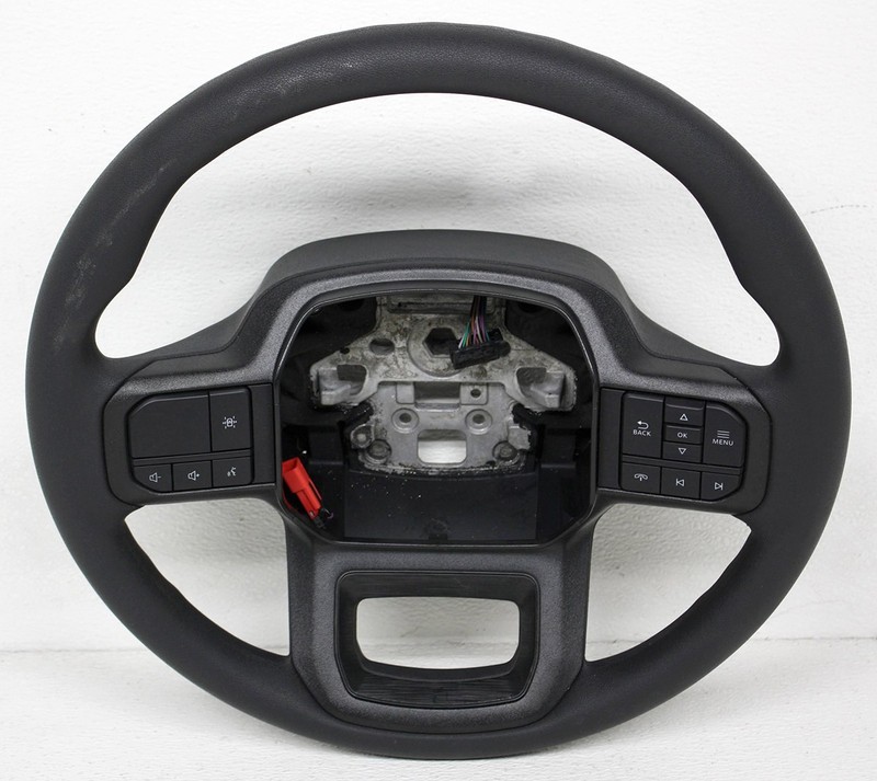 OEM Steering Wheel For Ford F150 Black Polyurethane ML3B-3600-AH319W Visual Flaw