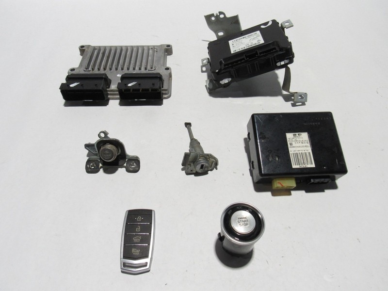 Genesis G80 2017 Engine ECU Body Start Key Cylinder Control Module Set 16-20 *