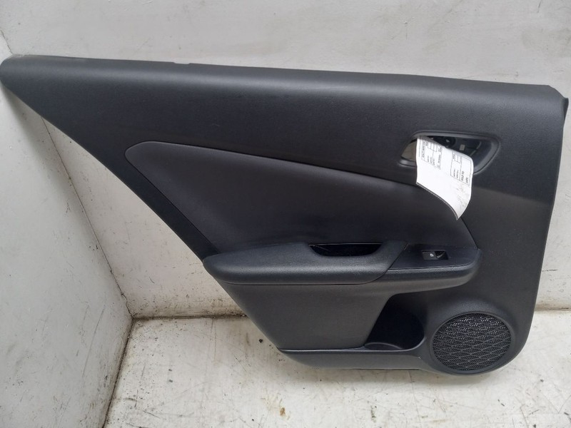 17 TOYOTA PRIUS PRIME REAR DRIVER LEFT DOOR PANEL BLK-EA20