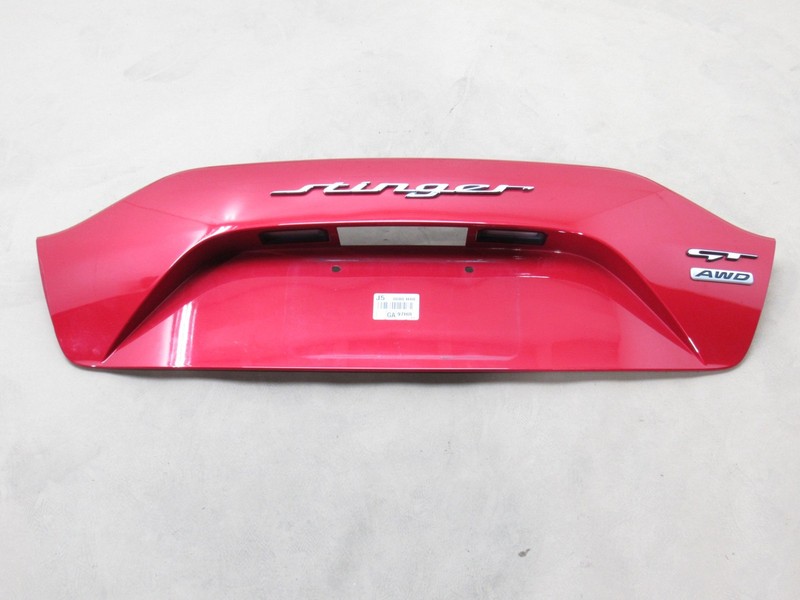 Kia Stinger GT1 2019 Rear Trunk Tailgate Lid Back Cover Panel 18-23 ;