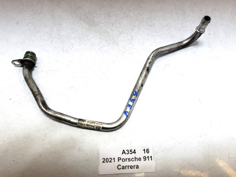 ✅ 20-24 OEM Porsche 911 Carrera 992 Engine Coolant Breather Hose Line Pipe 23k