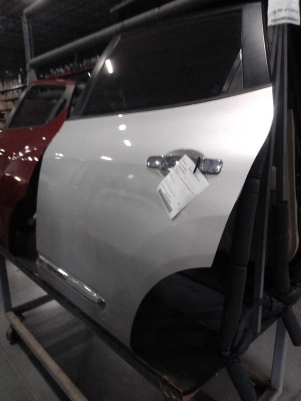 Nissan Rogue 2014 Left Rear Door SILVER 103528 6638