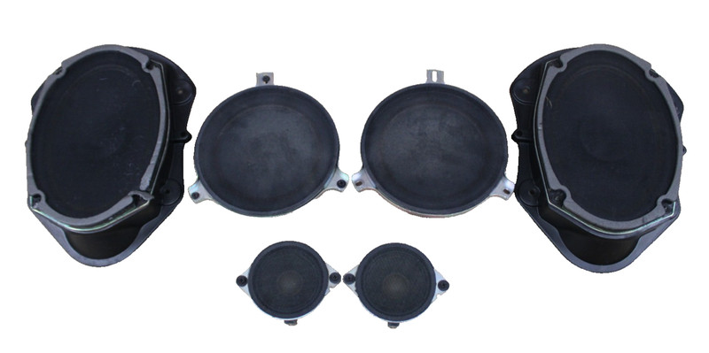 2011 Dodge Challenger SRT8 Sound Audio Speaker Set of 6 05059067AC 05059068AC