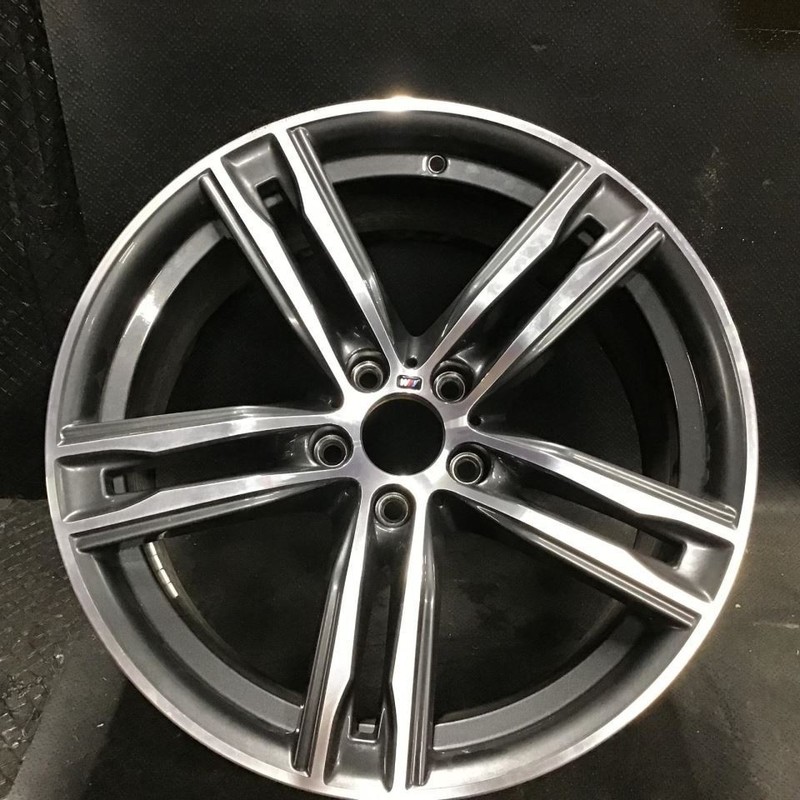 Wheel 20x8-1/2 Alloy Front 5 V Spoke Machined Fits 12-19 BMW 640i 71109