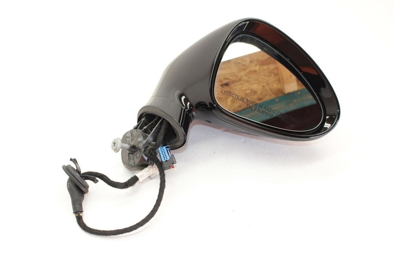 11-14 Porsche Panamera Black Passenger Right Side Power Door Mirror with Memory