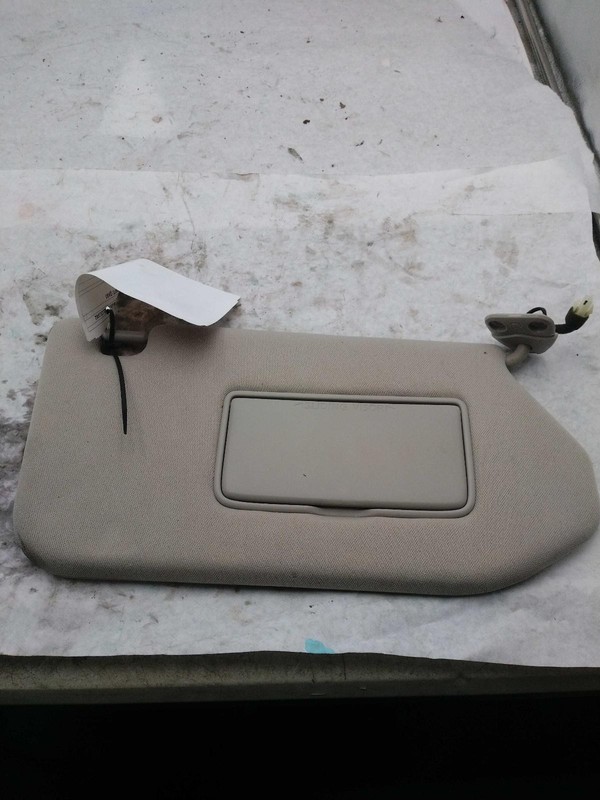 Used Right Sun Visor fits: 2020 Infiniti QX60 illuminated w/Limited package Righ