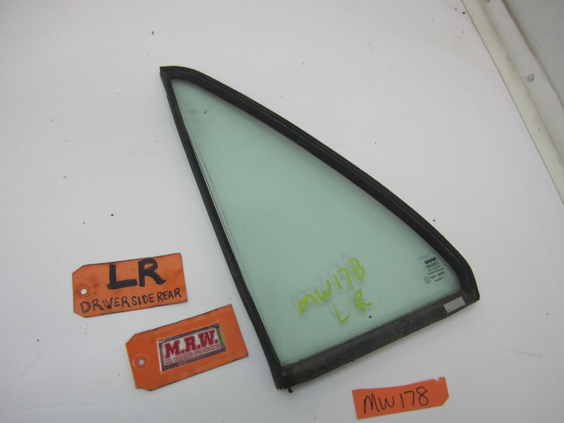 DOOR GLASS WINDOW DRIVER SIDE LEFT REAR BACK SMALL CORNER VENT L LH LR SAAB 9000