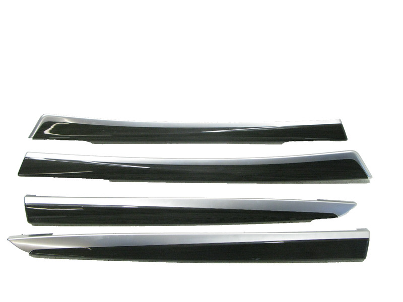 11-16 BMW F10 528i 535i 550i M5 WOOD DOOR TRIM COVER TRIM MOLDING SET 090721B