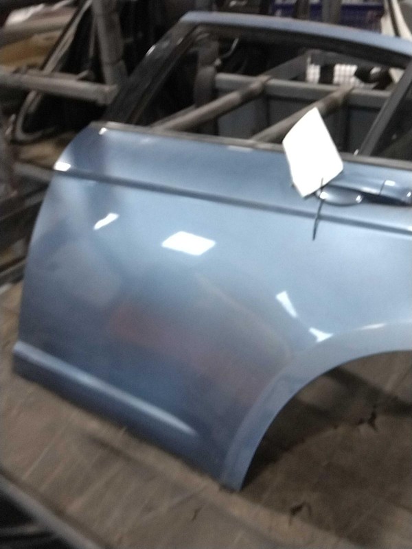 2011 Chrysler 200 Left Rear Door Blue OEM 170250 135k Miles