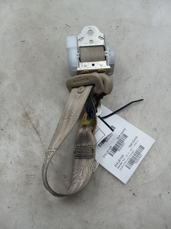 05 LEXUS RX330 REAR DRIVER LEFT SEAT BELT TAN-LA00