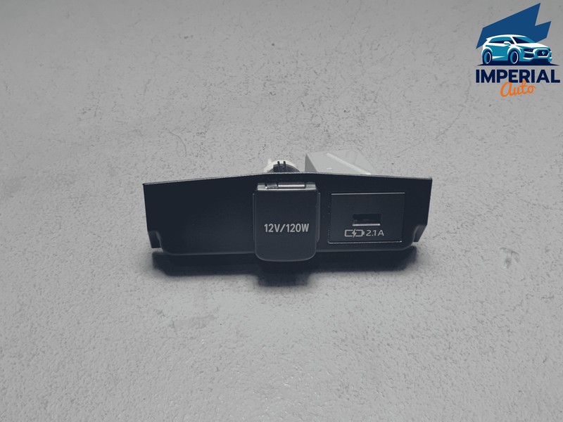 20-21 Toyota Corolla Sedan Center Console USB Hub Power Outlet & Bezel Panel OEM