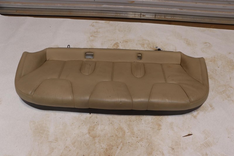 2012-2016 TESLA MODEL S REAR LOWER SEAT CUSHION PAD TAN LEATHER OEM