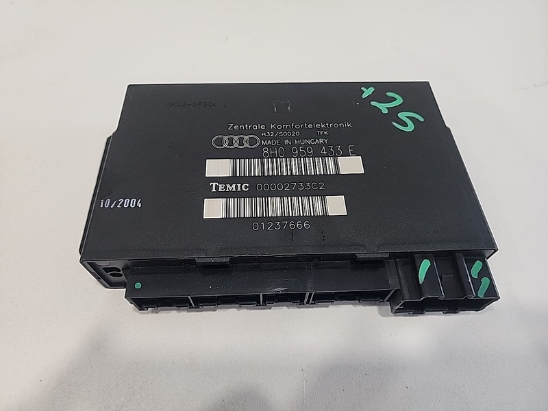 AUDI A4 S4 2003-2009 CONVERTIBLE TOP COMFORT BCM BODY CONTROL MODULE 8H0959433E