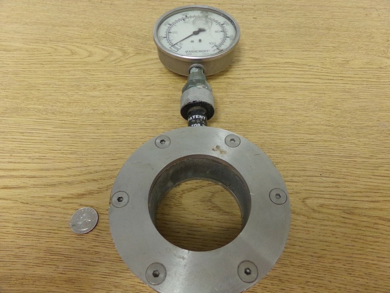 Onyx Valve Company Pressure Sensor Valve Ring W/ Ashcroft Gauge 160-xx00-12-09-0