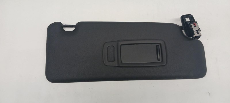 16-'22 BMW X1 right passenger Sun visor vinyl black OEM 1 Year Warranty!