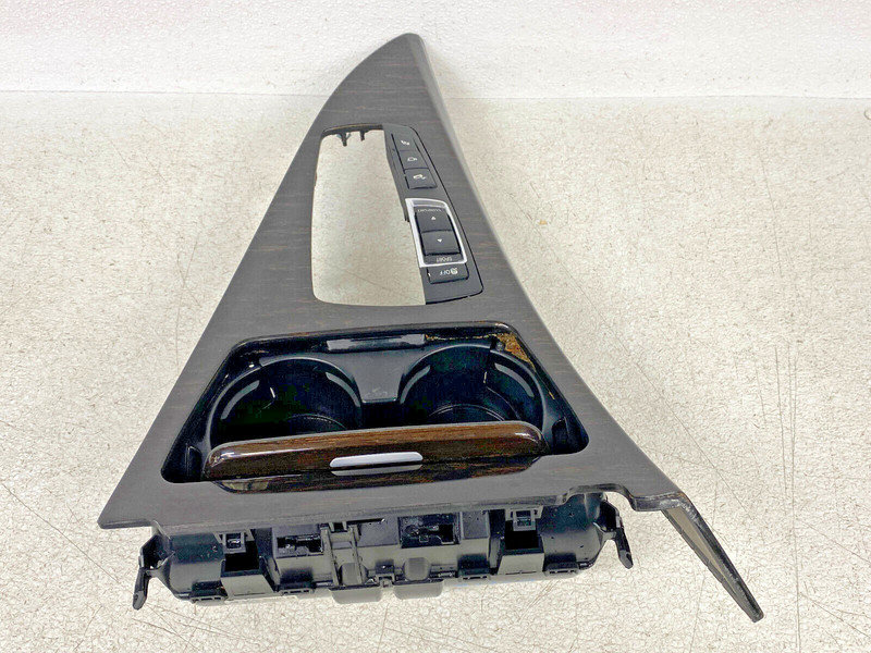 ⭐2012-2019 BMW 6-SERIES FRONT CENTER CONSOLE SHIFTER CUP HOLDER BEZEL LOT2412