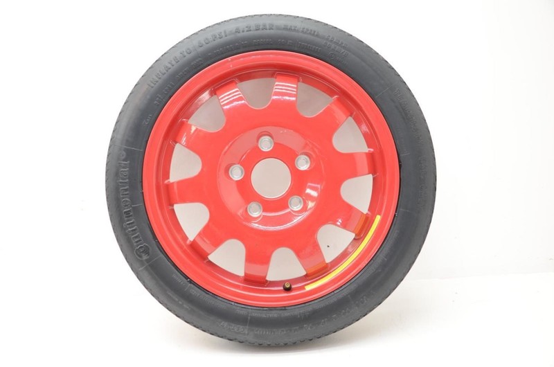 1998-2004 Porsche Boxster S 17x3-1/2 Inch Red Spare Tire