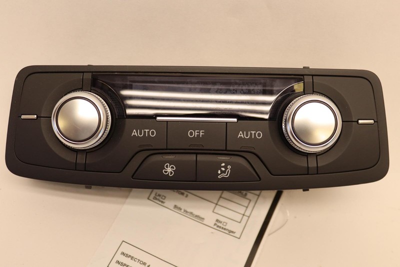 2012-2013 AUDI A7 REAR HVAC HEATER CLIMATE TEMPERATURE CONTROL PANEL OEM