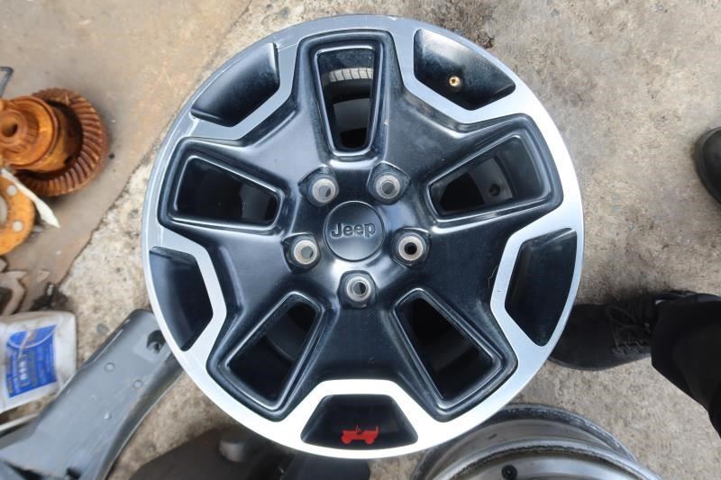 2013-2017 Jeep Wrangler JK Machined Black OEM Wheel 17" Factory Rim Original