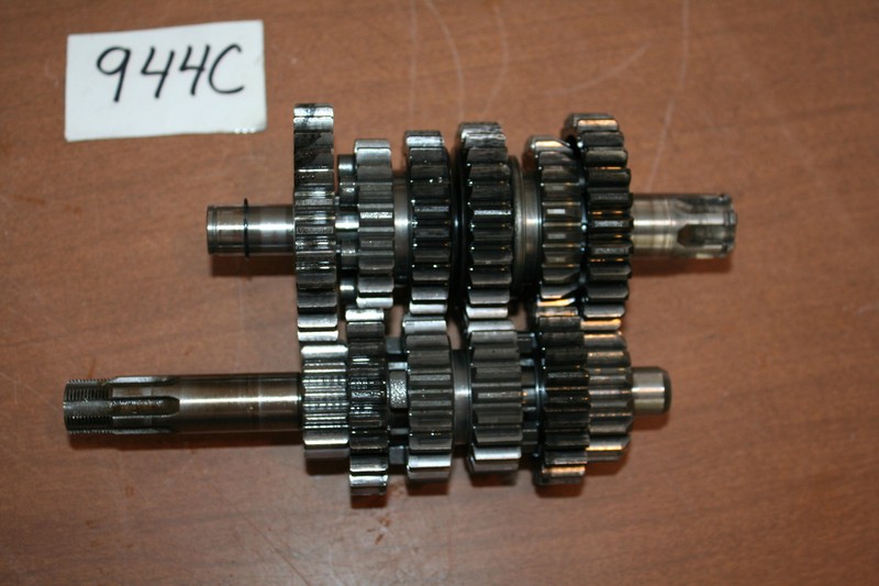 1986 Kawasaki KX125 Transmission Gears Mainshaft Countershaft Clusters OEM 86 B