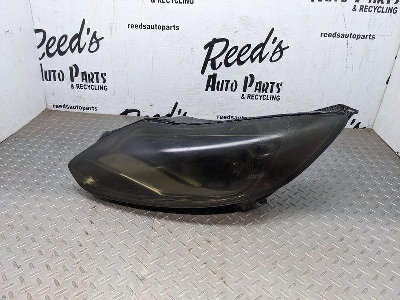Driver Headlight Halogen Black Trim St Fits 12-14 FOCUS 1065018