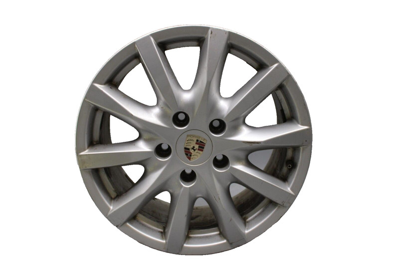 11-14 Porsche Cayenne 8X18J 18" Wheel Rim 7p5601025 Silver Oem