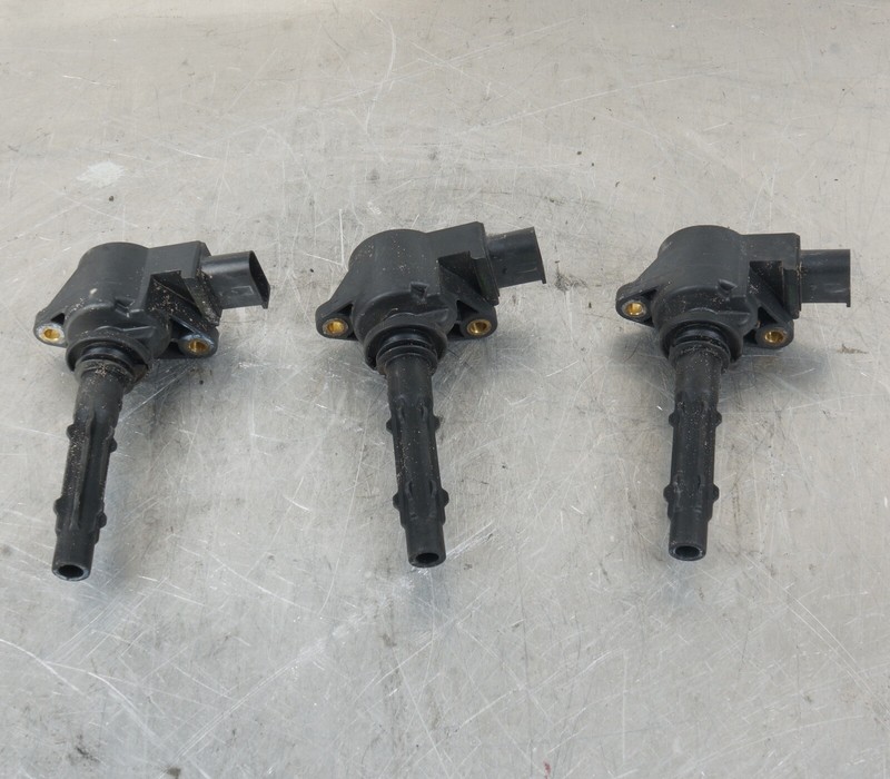 05-13 Mercedes W221 S400 E350 SLK350 M272 Ignition Coil Set of 3 0001502680 OEM