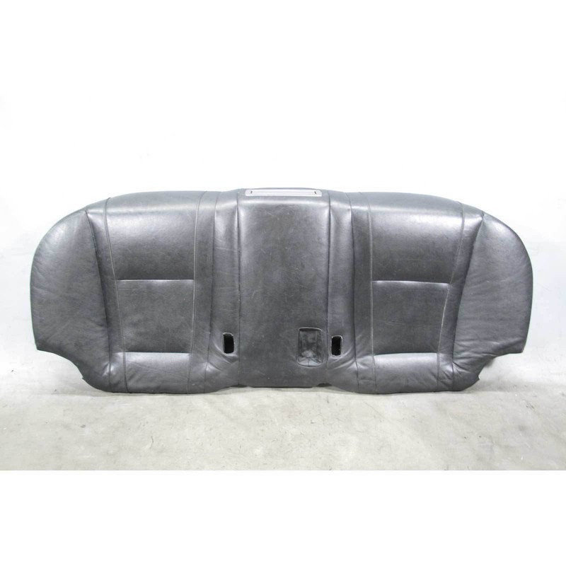 2002-2008 BMW E65 E66 7-Series Rear Seat Bottom Pad Black Leather Cup Holder OEM
