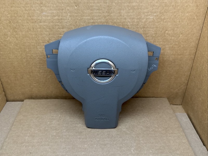 07-12 Sentra 08-13 Rogue Front Left Driver Steering Wheel Air Bag Airbag Gray