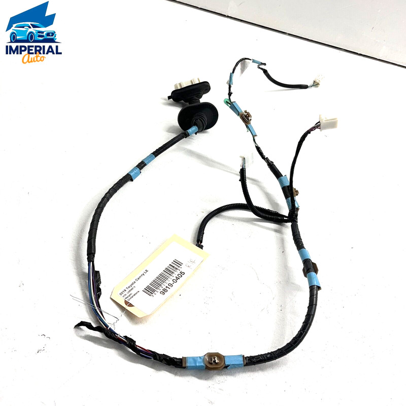 TOYOTA CAMRY 2019 - 2021 REAR RIGHT PASSENGER SIDE DOOR WIRE WIRING HARNESS OEM