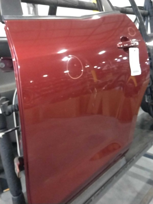 2007 Mazda CX-7 Left Rear Door Red OEM Used w/ Small Dent & Scratch 526520