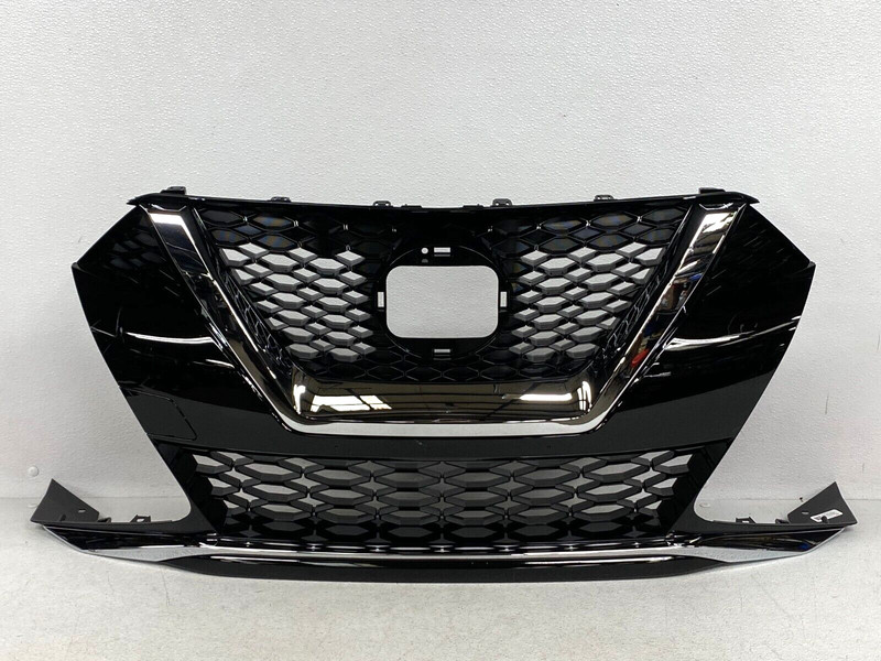 ⭐NICE! 2019-2023 NISSAN MAXIMA FRONT BUMPER UPPER GRILL BLACK W/ CHROME OEM