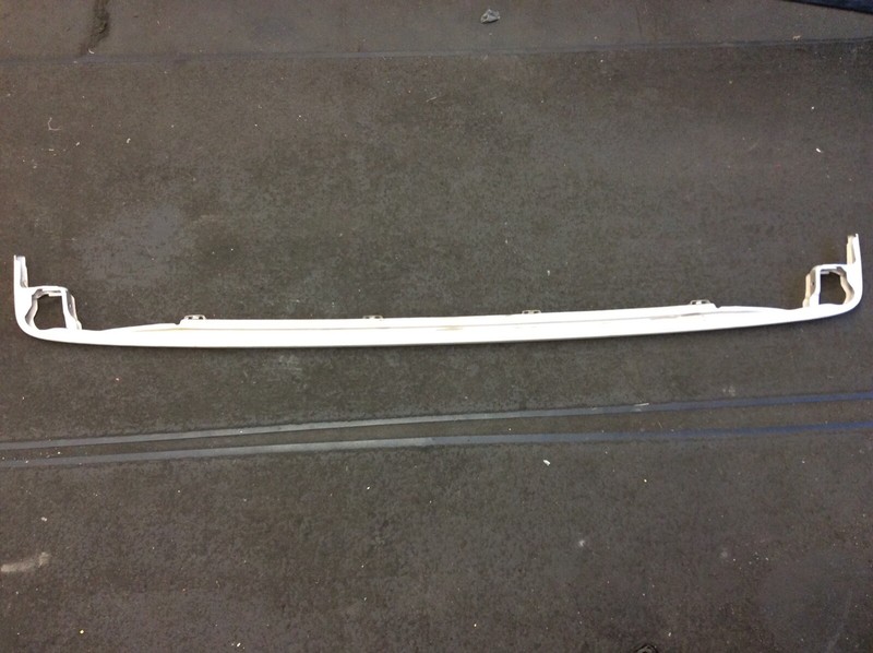 88-89 Accord 2Dr Rear Upper Bumper Plate Filler Garnish Trim Tailgate Skirt OEM