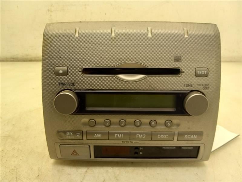 07-08 TOYOTA TACOMA SR5 4.0L RADIO / STEREO RECEIVER UNIT
