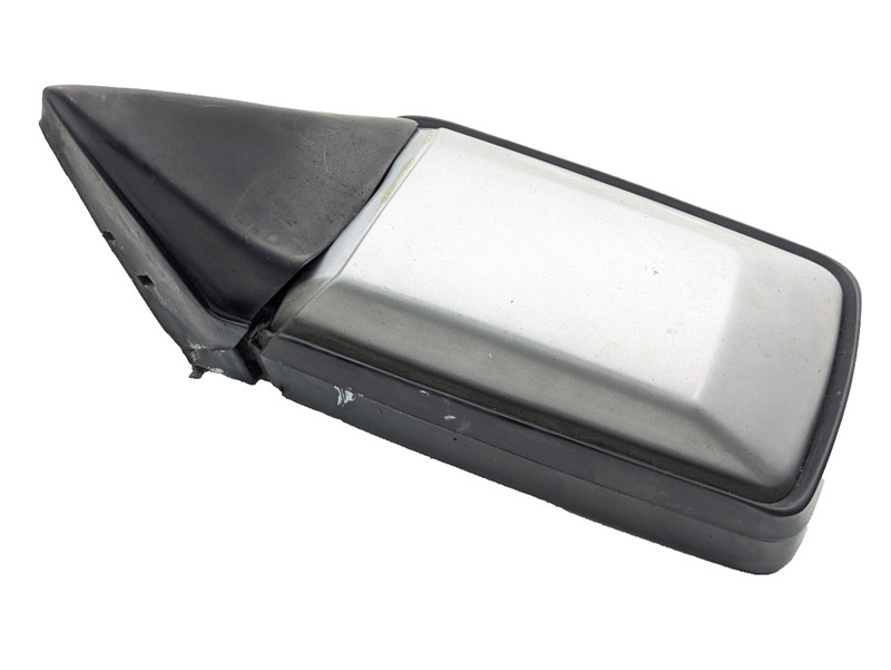 81-85 Mercedes W126 300SD Front Left Driver Side Mirror Door Silver