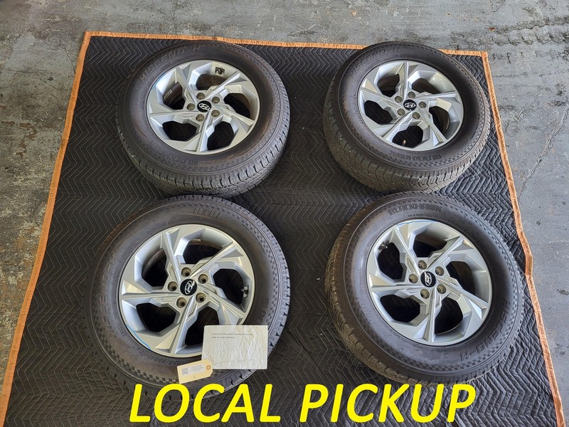 Used Oem Hyundai Wheel Rim SET of 4 235/65R17 17x7 for 2022-2024 Tucson