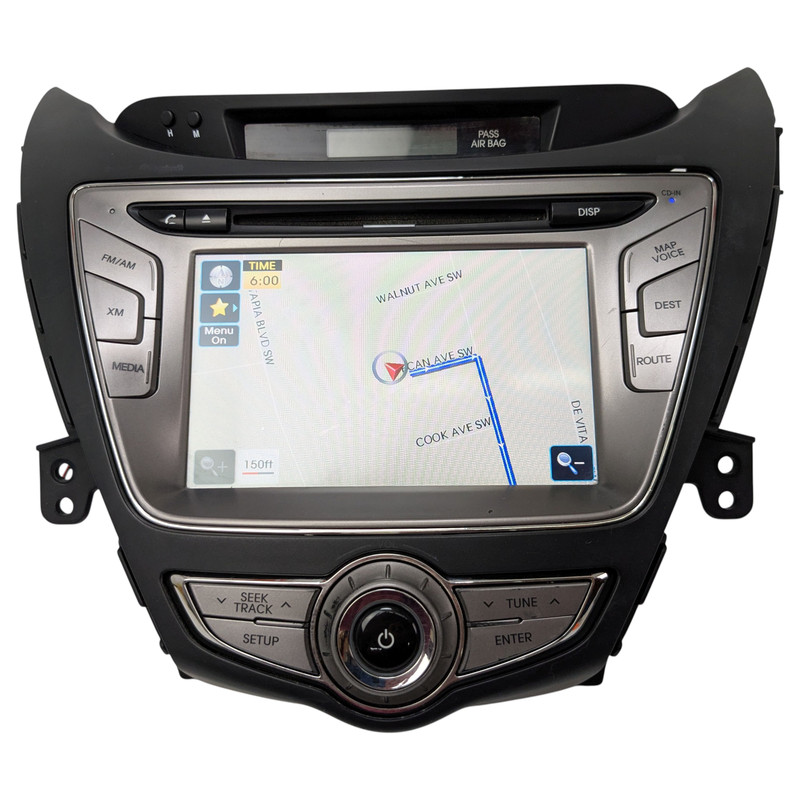 2011-2013 Hyundai Elantra Satellite Radio Navigation Display 965603X150RA5 OEM