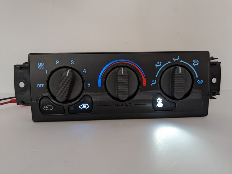 1999-2002 Gm Sierra/Chevy Silverado Climate Control / Hvac-No Rear Def 15054697