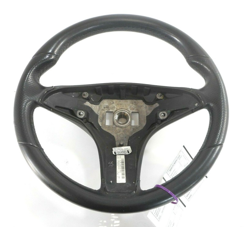 10 Mercedes-Benz E350 Coupe Driver Wheel OEM Black Three 3 Spoke