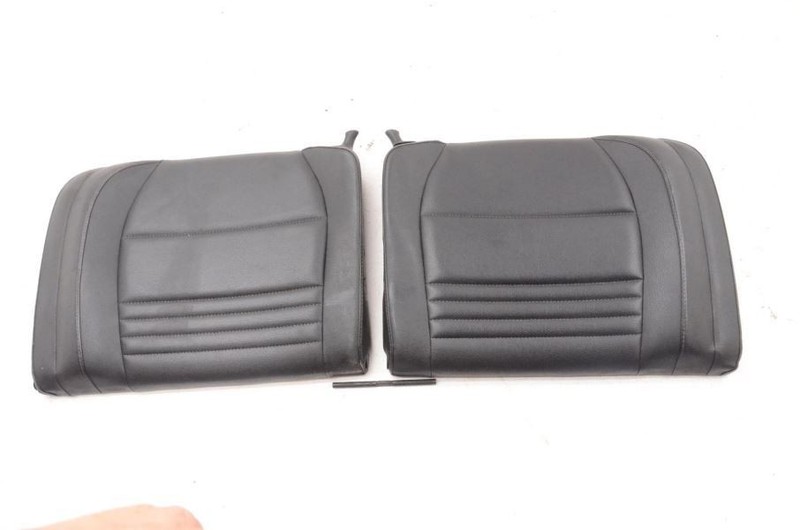 2001-2003 PORSCHE 911 CONVERTIBLE 996 BLACK LEATHER REAR SEAT BACK PADS
