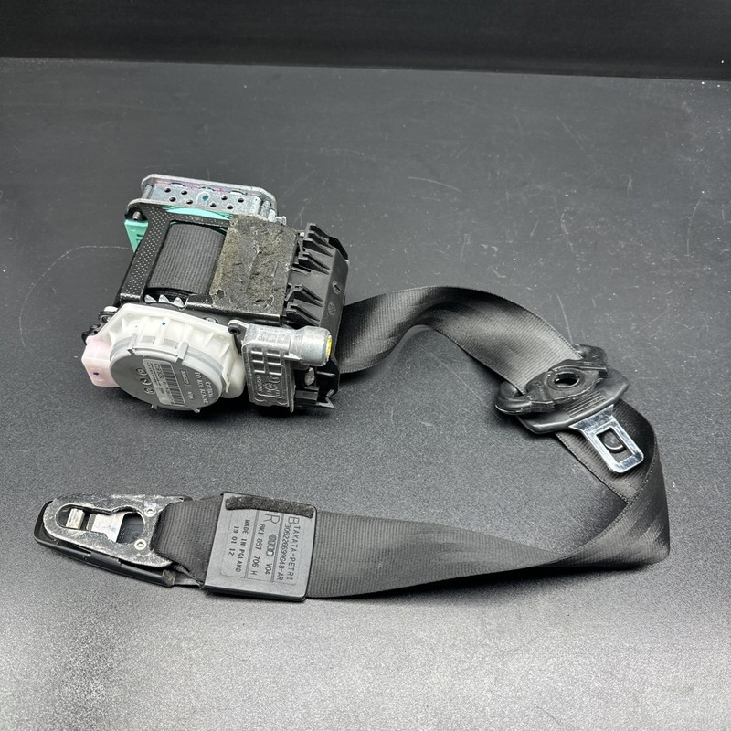09-16 AUDI A4 S4 (B8 8K) RIGHT FRONT PASSENGER SEATBELT RETRACTOR (BLACK) RH A