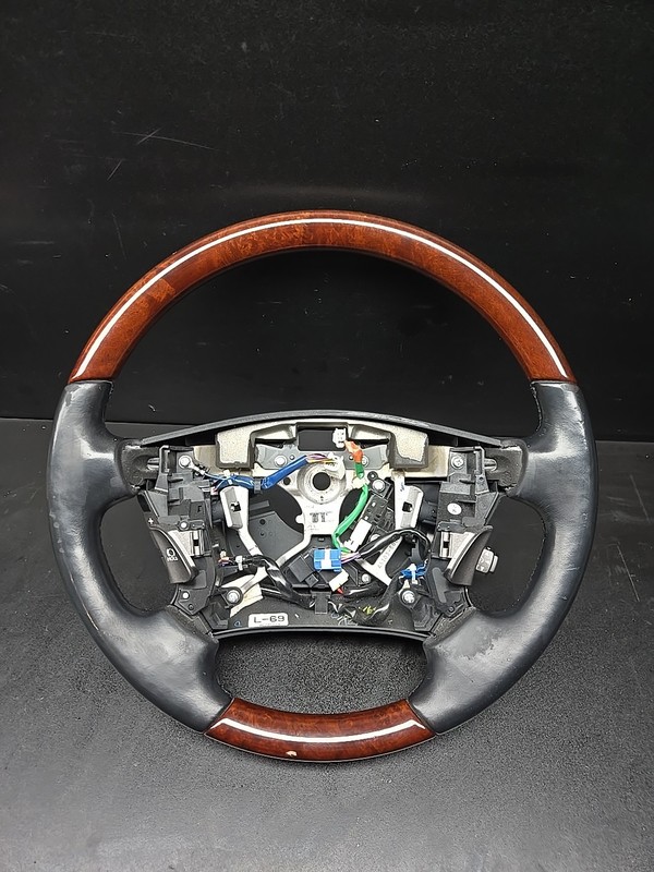 2007-2012 Lexus LS460 Steering Wheel Cruise Controls Wood & Leather OEM