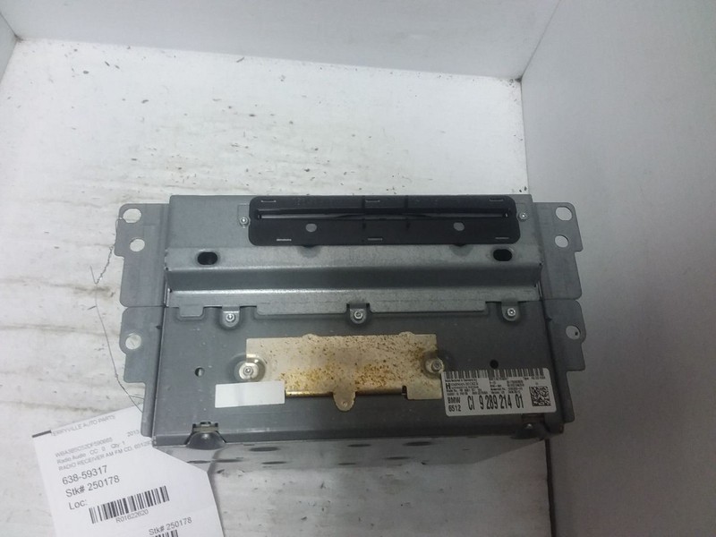 Radio Receiver AM FM CD 2 Din Size Fits 12-13 BMW 320i 65129289214