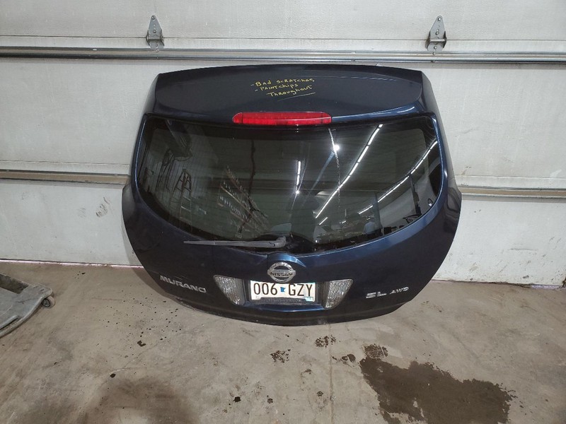 Trunk/Hatch/Tailgate With Rear View Camera Fits 07 MURANO 292711