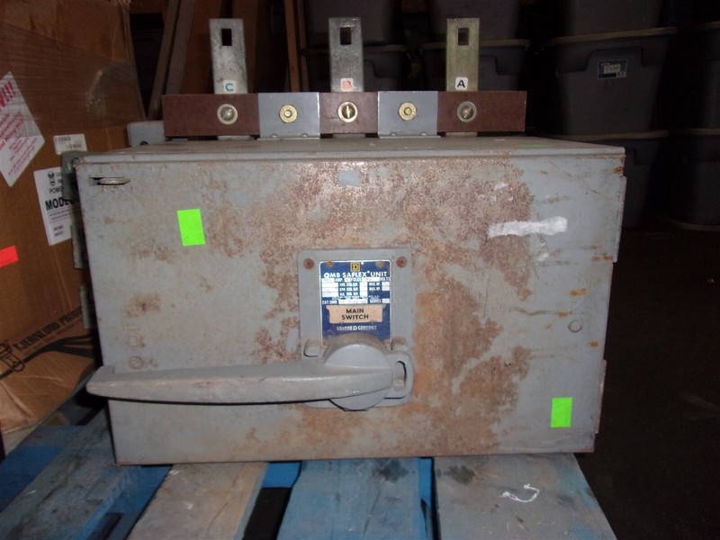 Square D Main Switch OMB Saflex Unit 36400-MX