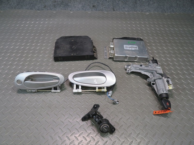 1999 PORSCHE 911 996 3.4 RWD AT ENGINE ECU ECM IMMO IGNITION LOCK HANDLE KEY SET